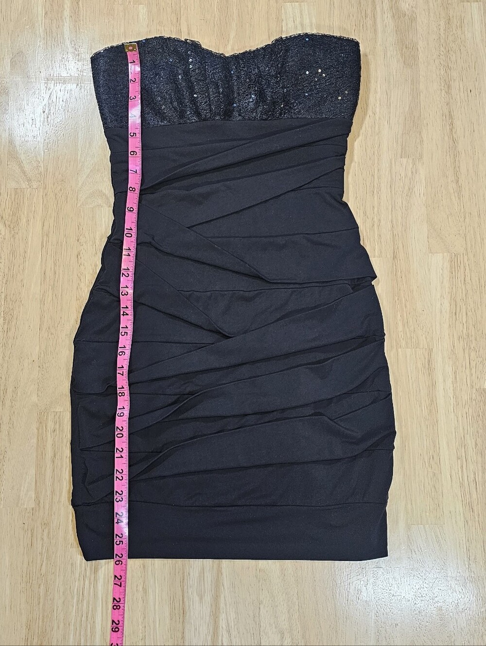 Ruby Rox Black Sequin Bodycon Dress - Picture 3 of 10